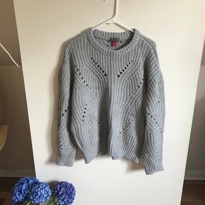 Dove Grey Chunky Sweater NWT